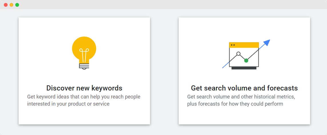 ابزار Google Keyword Planner